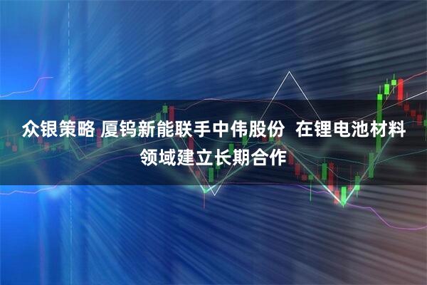 众银策略 厦钨新能联手中伟股份  在锂电池材料领域建立长期合作